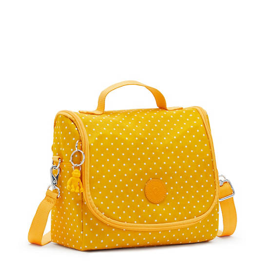 Kipling New Kichirou Printed Lunch Bag Bags Soft Dot Yellow | AU 2159VR